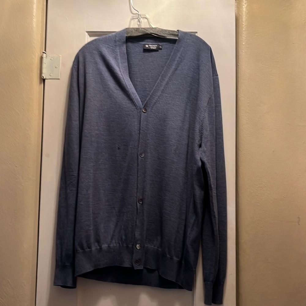 Hackett || wool cardigan sweater
